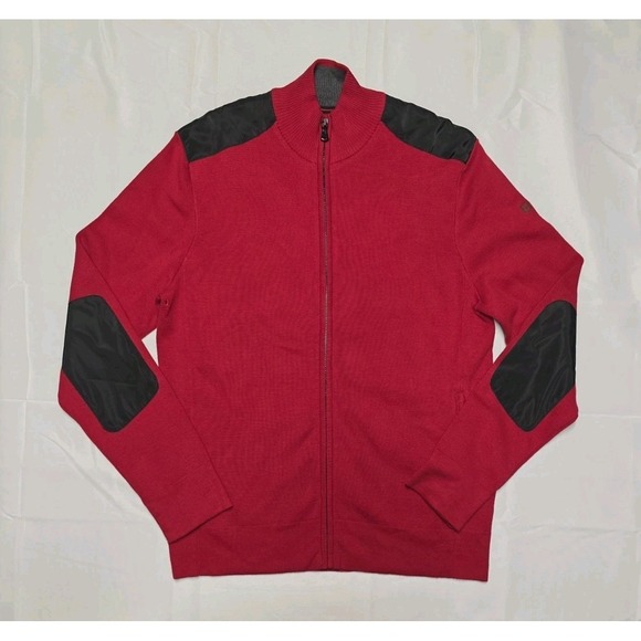Victorinox Other - Victorinox Mahale Cardigan Swiss Army Sweater Mens Large Knit Mock Neck Full Zip